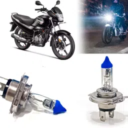 Halogen H4 Front Headlight Bulb Ultra Bright for Super Splendor Headlight Motorbike Halogen for Hero (12 V, 35 W)-picture-4