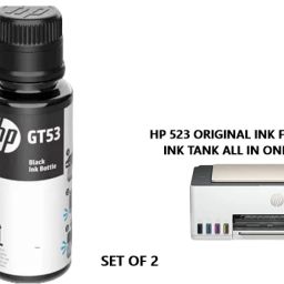 HP 523 ORIGINAL INK FOR HP 523 SMART TANK INK TANK ALL IN ONE PRINTER SET OF 2 Black Ink Bottle-2