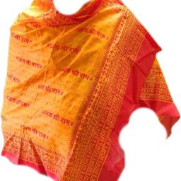 90 Degree Poly Cotton Printed Men, Women Shawl-image-19