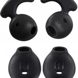 Newvent 2 Pcs (1 Pair) earbuds cover Black Original Earbuds In The Ear Headphone Cushion-image-45