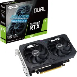 ASUS Dual NVIDIA GeForce RTX3050-8G-V2 Gaming Graphics card GDDR6 8 GB NVIDIA Chipset 128 bit 1822 MHz Graphics Card-21