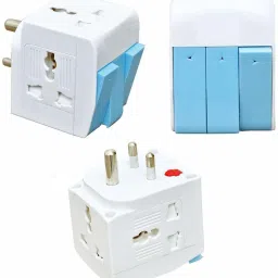 Nij 3 PIN 3 Way Plug Socket With Individual Switch Smart Switch image 2