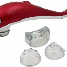 Manav Dolphin Handheld Body Massager for Pain Relief with Powerful Vibration For Unisex body vibration Fish Massager-image-7