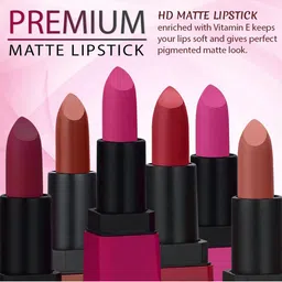 ForSure Long hours Stay Smooth Matte Texture HD Matte Lipstick 3.5gm Blast Maroon image 2