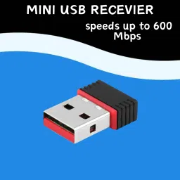 GUGGU (Wi-Fi Receiver) with Multi-Device Connectivity For All Pc System and LaptopH491 USB Adapter-image-64