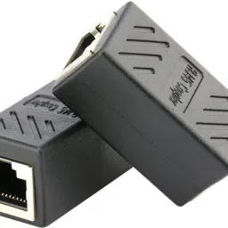 Sadow 2 Pack RJ45 Coupler ethernet Cable Coupler LAN Connector Inline Cat7/Cat6/Cat5e Ethernet Cable Extender Adapter Female to Female Lan Adapter-17