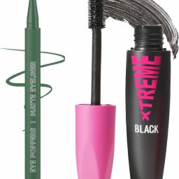Eye Poppers Matte Eyeliner- Mint to Be,0.5gm & Xtreme Mascara|Waterproof Volumizing-Black, 10ml | Combo-21