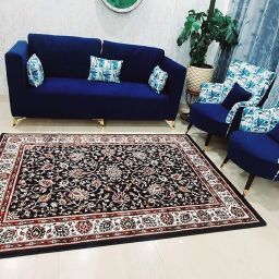 Multicolor Silk Carpet-37