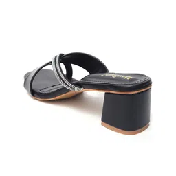 Maysun Embellished Open Toe Block Heels image 5