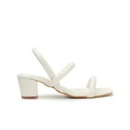 ELLE Open Toe Block Heels image 4