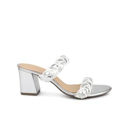 Inc 5 Textured Open Toe Block Heels image 5
