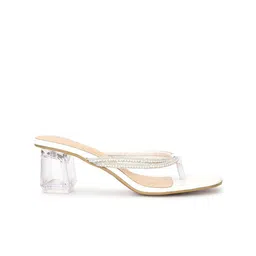 Truffle Collection Textured Block Sandals image 5