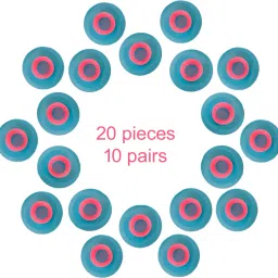 PARANDIV Medium Size Silicone Headphone Rubber (20 Pcs/10 Pairs) In The Ear Headphone Cushion-image-73