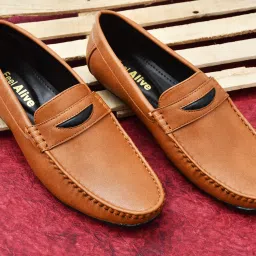 casual shoes for men brown loafers shoes men leather synthetic shoe stylish Loafers For Men-image-70