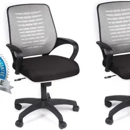 Heavy-Duty Mesh Executive Office Chair – Ergonomic Conference Chair Leather Office Executive Chair-image-41