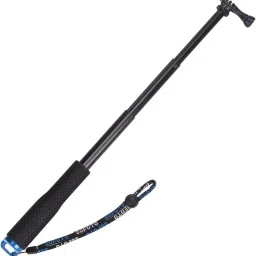 TECHGEAR Waterproof Hand Grip Adjustable Extension Selfie Stick Handheld Monopod with Phone Holder Compatible with GoPro Bluetooth Selfie Stick image 2