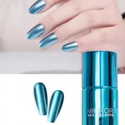 Metallic Nail Polish Magic Mirror Effect Chrome Nail Polish SKY BLUE-image-46