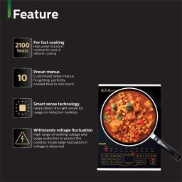 philips 2000 W Induction Cooktop Touch Panel image 2
