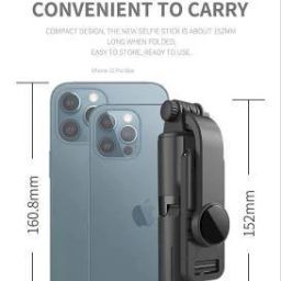 dilgona Mini Fashion Selfie Stick Tripod Stand Multi-functional Compact Selfie Stick with Non-Slip Tripod Bluetooth Remote Control 360 Degree Rotation Portable Sturdy Compatible with ALL SMART PHONE Travel Online Class Office Tripod 3 Axis Gimbal for Camera, Mobile image 4