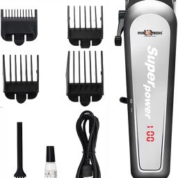 Pick Ur Needs Rechargeable Hair Clipper / Trimmer With LED Display 3 Hrs Backup Professional Shaver For Men-picture-4