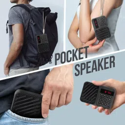 otoobest FM Radio with Bluetooth, Timer, 8hr Battery, SD Card & USB Playback 6 W Bluetooth Speaker image 4