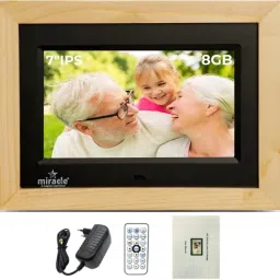 7" IPS Wooden Digital Photo Frame with Photos Slideshow, Video & Audio Support 7 inch Digital Picture Frame, High-Def.Screen, 2GB RAM 180°Wide Angle Viewing-image-20