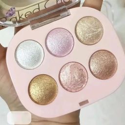 4 Shades Baked Face Highlighter Palette Highlighter-17