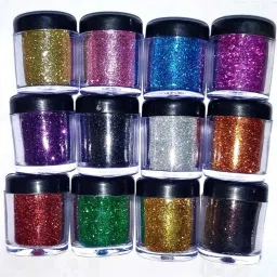 12 Color Sparkles Shining Nail Art Glitter Powder-image-34