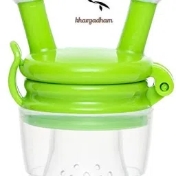 khrgadham Pack of 1,Veggie Feed Nibbler, Fruit Nibbler, Soft Pacifier/Feeder for Baby Soother image 5