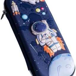 Astronaut Pencil Case Pencil Pouch R676 Geometry Box-image-52