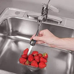 lakshminarayan sales Water Nozzle Saving Filter Faucet Spout Shower Turbo Flex 360 Instant Hands Free Faucet Swivel Spray Sink Hose for Bathroom Sink Kitchen Pillar Tap Faucet Faucet Nozzle image 5