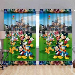 213.36 cm (7 ft) Polyester Room Darkening Window Curtain Single Curtain-16