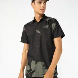 Men Camouflage Print Relaxed Fit Shirt-image-83