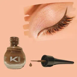 KINDED Set of 3 Liquid Eye Liner 5ml Each - Chocolate Brown, Camel Brown & White Pearl image 3