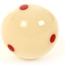 JBB American Pool Practice Dotted Cue Ball for Pool Tables - 57MM image 1