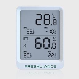 generic FRESHLIANCE BlueTag TH20 LCD HACCP Bluetooth Temperature and Humidity Data Logger image 1