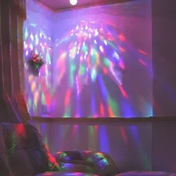 SPARK WORLD White Disco Ball String Light image 2