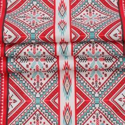 Alina decor Red & White Digital Printed Table Runner image 4