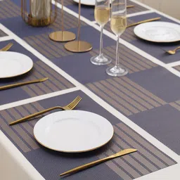 HOKIPO 7 Pieces Tablemats with Table Runner image 5