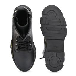 Delize Black High-Top Block Heeled Boots image 5