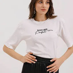 BIGDART Typography Printed T-shirt image 2