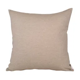 Home Beige & Gold-Toned Set of 5 Self Design Square Cushion Covers image 4