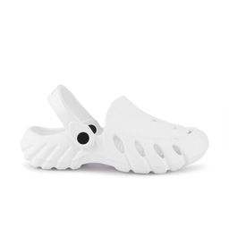 HRX by Hrithik Roshan Men White Self Design Clogs image 4