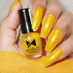 Moraze Pack of 4 Glossy Nail Polish - 15 ML (5 ML Each) & (Sparkling Silver) - 8 ML image 2