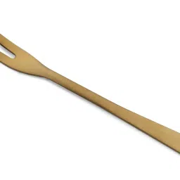Steren Impex | Stainless Steel Fruit Fork - Gold | Snack/Fruit Fork - (Pack of 6) Steel Fruit Fork Set-13