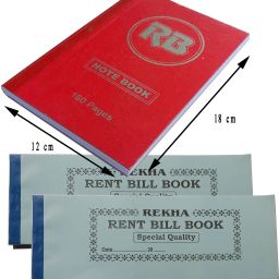 Rent Bill Book 50+50 pages with Mini Notebook 160 Pages 100-Part Rent Bill Book-image-45