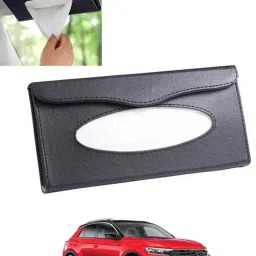 Universal Leatherite Rectangle Black Tissue Box For Car/office/Home-279 Vehicle Tissue Dispenser-image-76