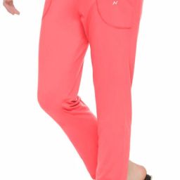 Women Solid Pink Track Pants-image-47