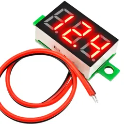 DC Voltmeter indicator 3.5-30V, LED Display Panel Digital Voltage meter--Qty-1 Voltmeter-22
