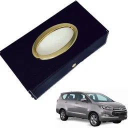 Chrom-Black Tisue Box Leatherete-797 Vehicle Tissue Dispenser-40